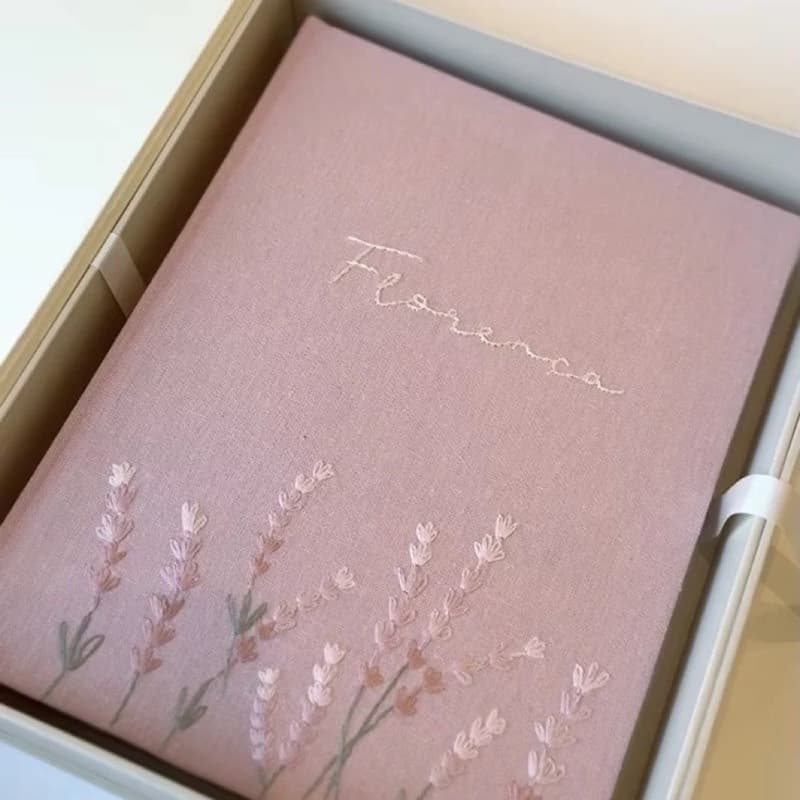 Paper embroidery example